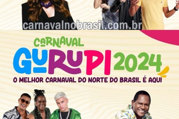 Gurupi Carnaval 2024 no Tocantins - Programação Carnaval 2024 em Gurupi