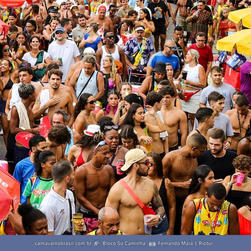 Bloco Só Caminha - 
 Foto Carnaval de Rua no Rio de Janeiro