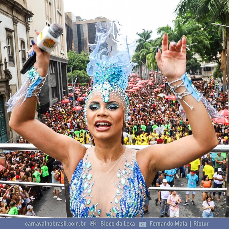 Rio de Janeiro Carnaval de Rua 2024 : fotos Bloco da Lexa - Carnaval no Brasil