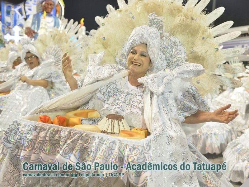 São Paulo Carnaval 2024 : desfile Acadêmicos do Tatuapé no Sambódromo do Anhembi