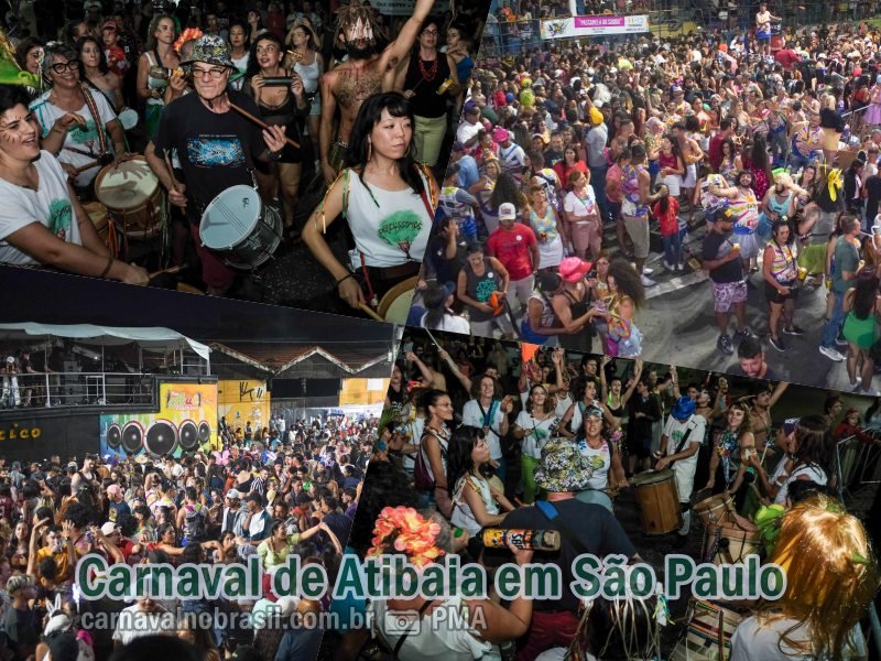 Programação Carnaval 2024 de Atibaia em São Paulo