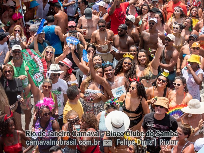 Fotos Bloco Clube do Samba no Carnaval de Rua do Rio de Janeiro