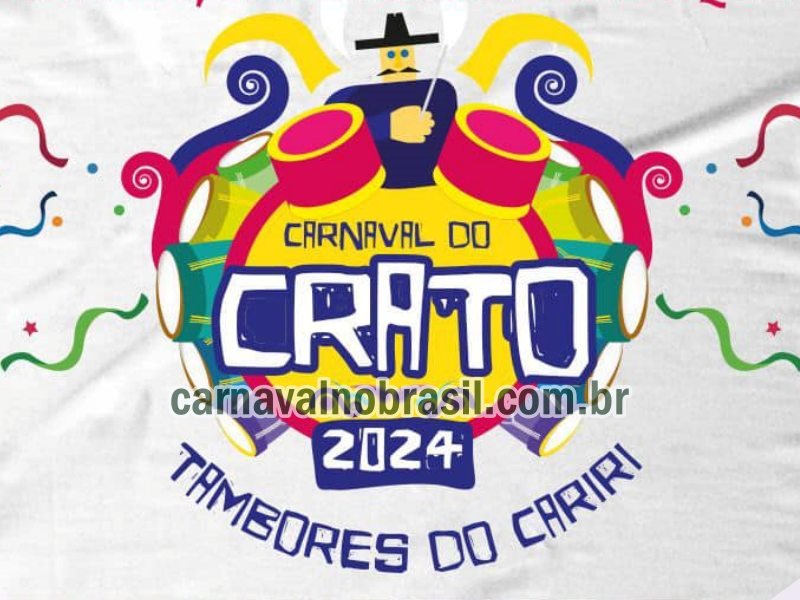 Programação Carnaval do Crato 2024 Tambores do Cariri - Crato Carnaval 2024 no Ceará