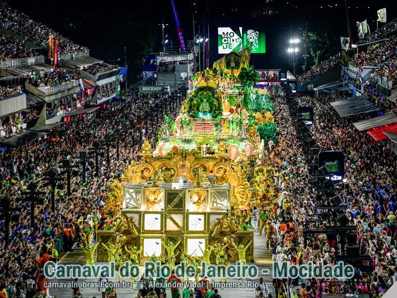 Desfile Mocidade Independente de Padre Miguel no Carnaval 2024 do Rio de Janeiro 