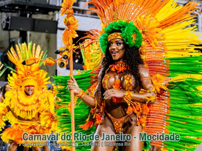 Desfile Mocidade Independente de Padre Miguel no Carnaval 2024 do Rio de Janeiro 