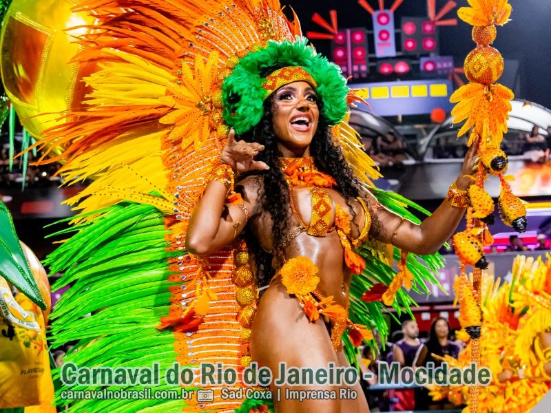 Desfile Mocidade Independente de Padre Miguel no Carnaval 2024 do Rio de Janeiro 
