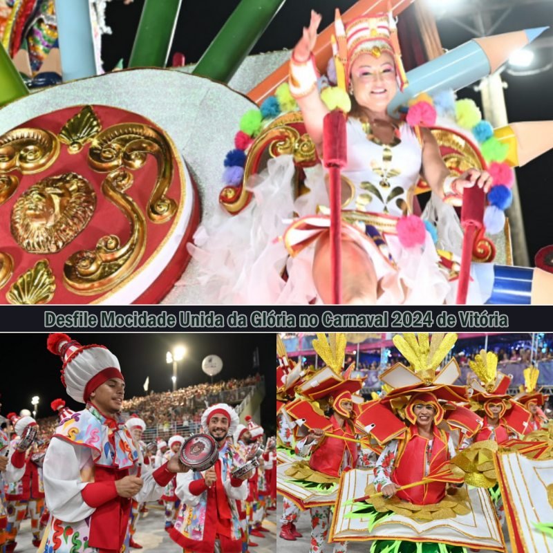 Vitória Carnaval 2024 : desfile da MUG - Mocidade Unida da Glória no Sambão do Povo