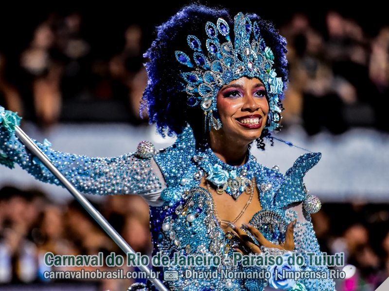 Desfile Paraíso do Tuiuti no Carnaval 2024 do Rio de Janeiro