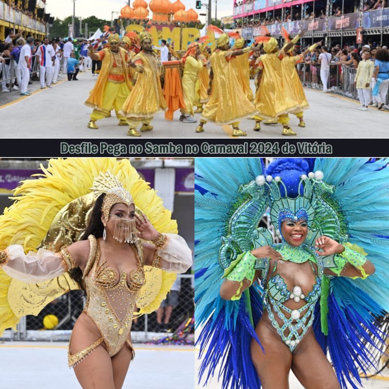 Vitória Carnaval 2024 : Desfile Pega no Samba no Sambão do Povo - Vitória Carnaval no Brasil