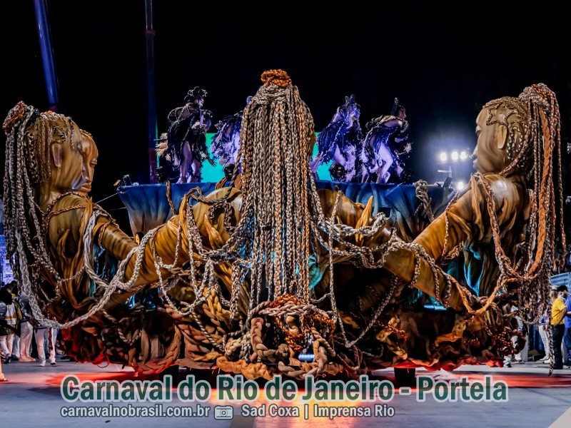 Desfile Portela no Carnaval 2024 do Rio de Janeiro