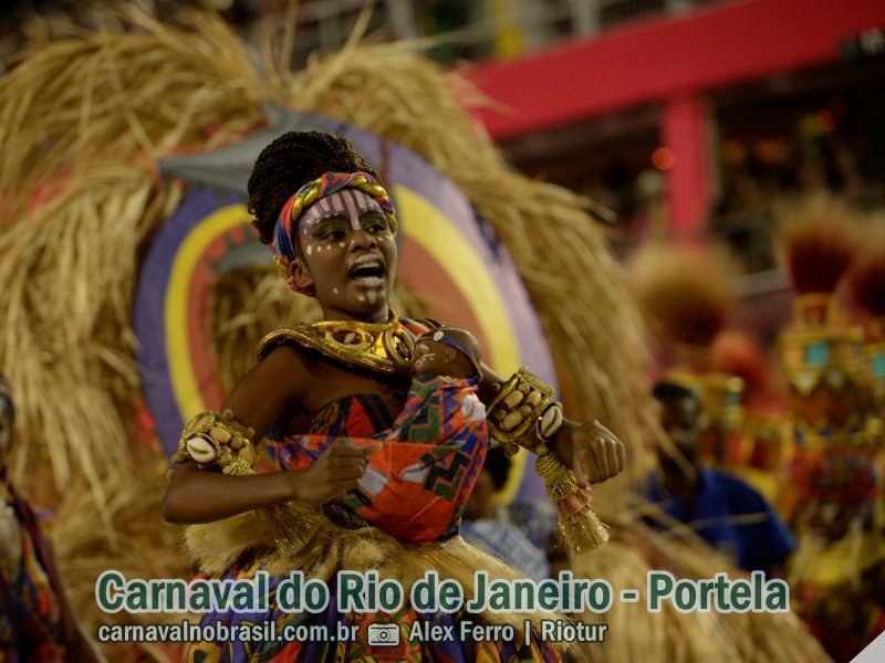 Desfile Portela no Carnaval 2024 do Rio de Janeiro