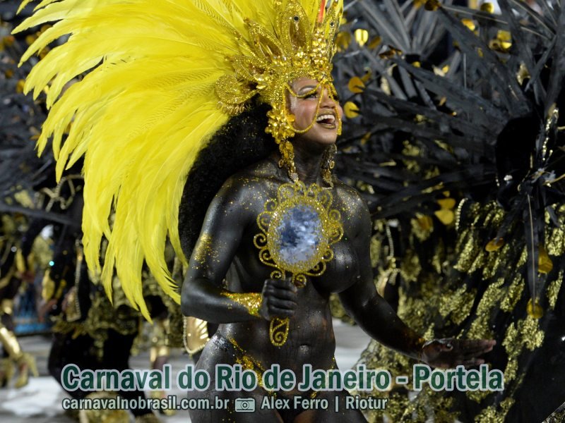 Desfile Portela no Carnaval 2024 do Rio de Janeiro