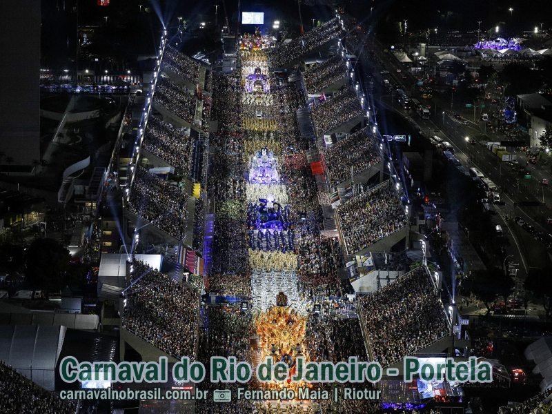 Desfile Portela no Carnaval 2024 do Rio de Janeiro