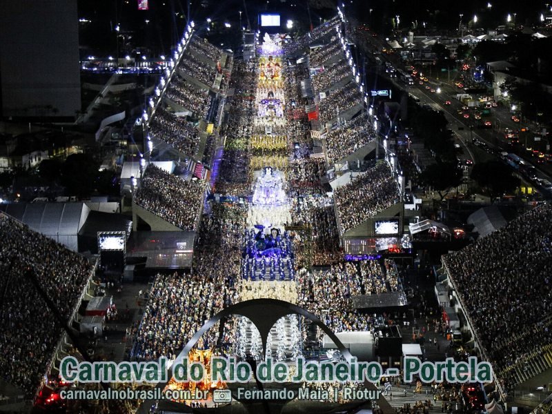 Desfile Portela no Carnaval 2024 do Rio de Janeiro