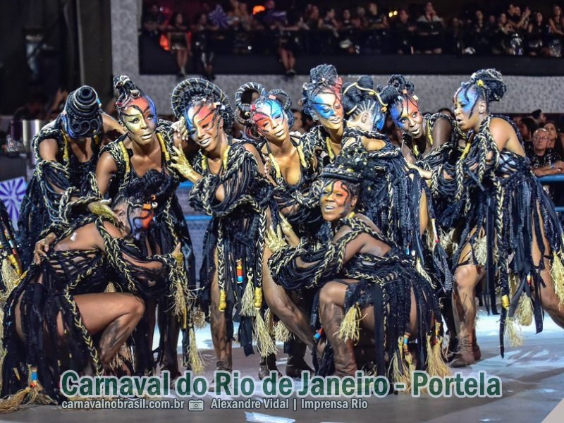 Desfile Portela no Carnaval 2024 do Rio de Janeiro