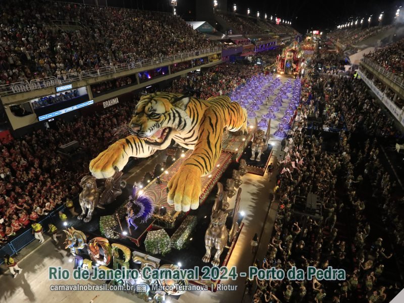 Desfile Unidos do Porto da Pedra no Carnaval 2024 do Rio de Janeiro