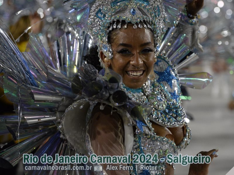 Desfile Salgueiro no Carnaval 2024 do Rio de Janeiro
