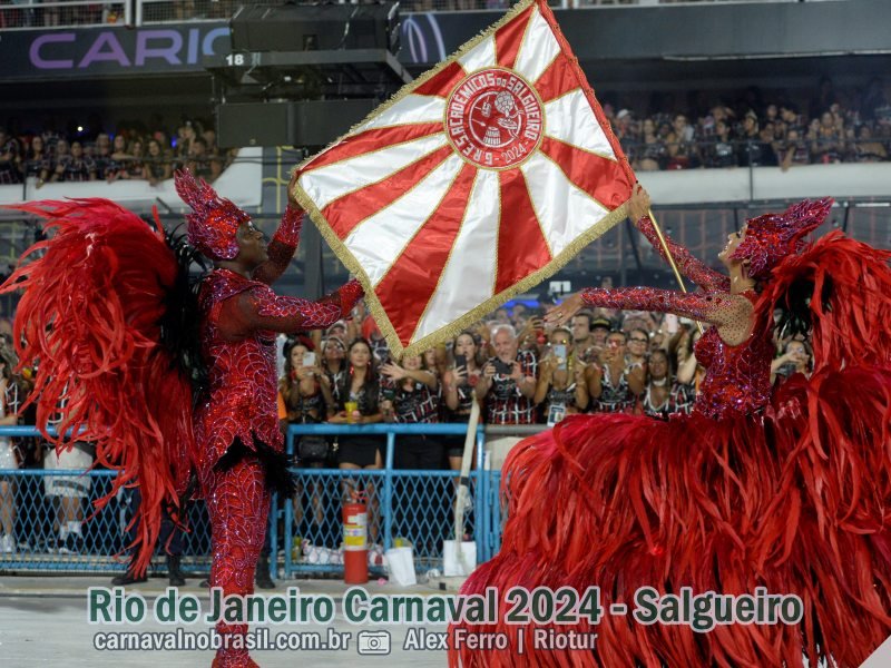Desfile Salgueiro no Carnaval 2024 do Rio de Janeiro
