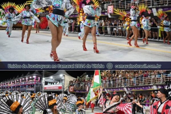 Desfile Unidos de Jucutuquara no Carnaval 2024 de Vitoria