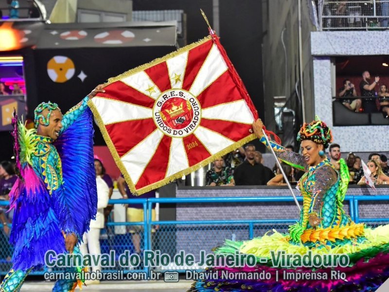 Desfile Unidos do Viradouro no Carnaval 2024 do Rio de Janeiro