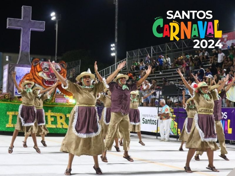 Império da Vila no Carnaval 2024 de Santos