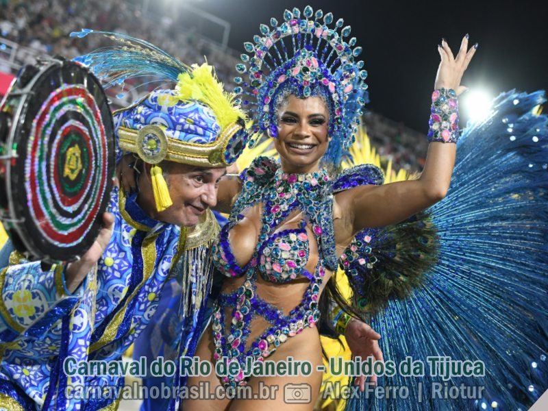 Foto Lexa no Carnaval 2024 do Rio de Janeiro : desfile Unidos da Tijuca na Marquês de Sapucaí