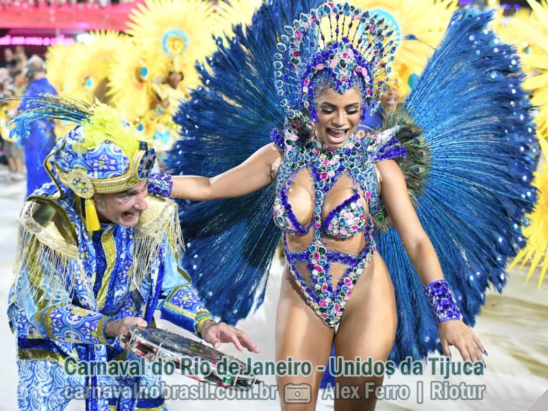 Foto Lexa no Carnaval 2024 do Rio de Janeiro : desfile Unidos da Tijuca na Marquês de Sapucaí