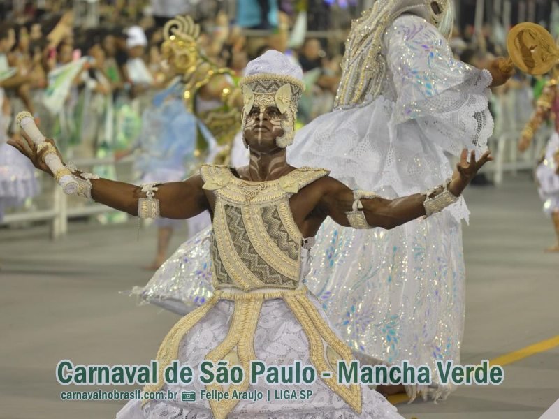 São Paulo Carnaval 2024 : desfile Mancha Verde no Sambódromo do Anhembi