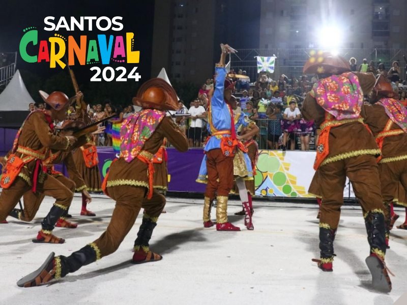 Mocidade Amazonense no Carnaval 2024 de Santos