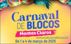 Carnaval de Rua 2025 em Minas Gerais : Circuito do Carnaval de Blocos de Montes Claros