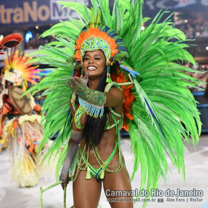 Rebecca Musa do Carnaval 2024 do Salgueiro no Rio de Janeiro