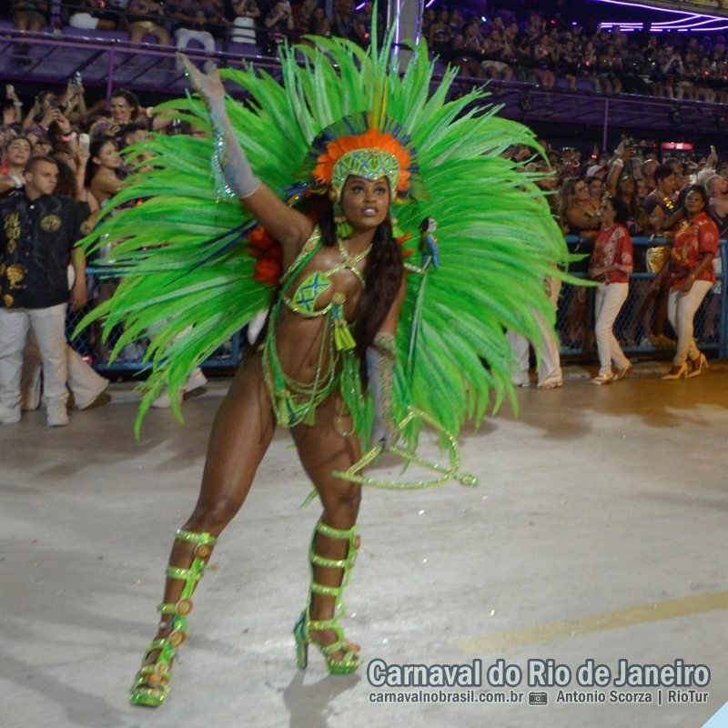 Rebecca Musa do Carnaval 2024 do Salgueiro no Rio de Janeiro