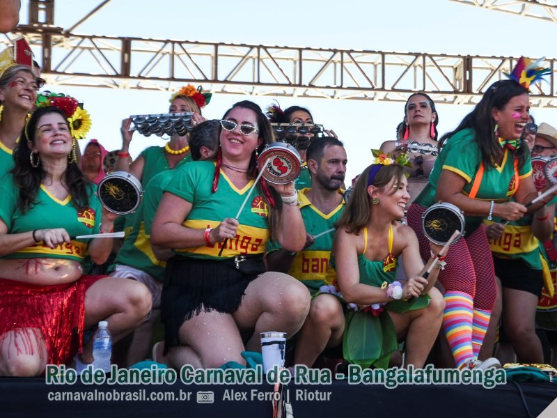Rio de Janeiro Carnaval de Rua 2024 : fotos bloco Bangalafumenga (11/02/24)