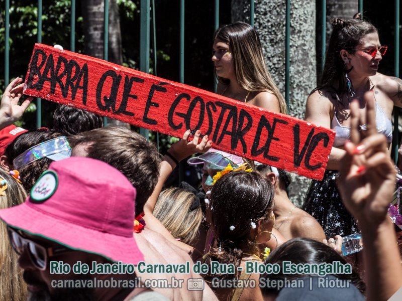 Rio de Janeiro Carnaval de Rua 2024 : fotos bloco Escangalha
