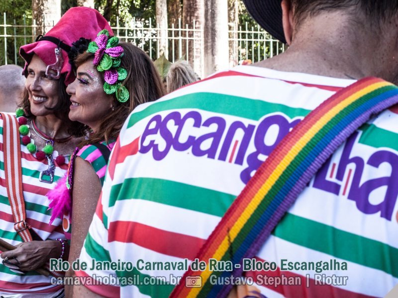 Rio de Janeiro Carnaval de Rua 2024 : fotos bloco Escangalha