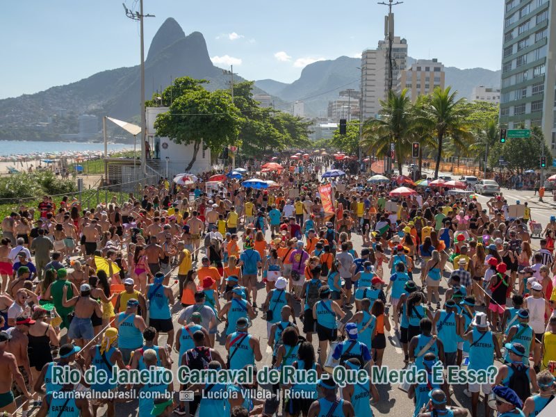 Rio de Janeiro Carnaval de Rua 2024 : fotos bloco Que Merda É Essa ?