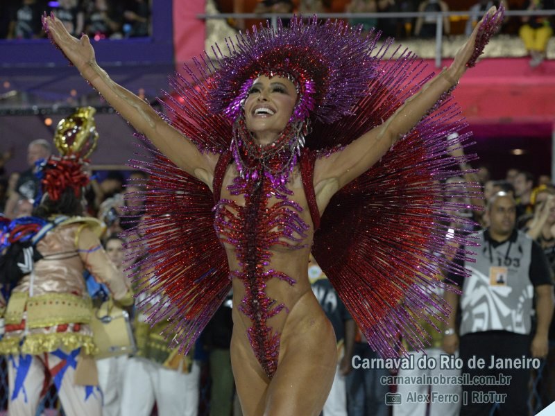 Foto Sabrina Sato rainha de bateria da Vila Isabel no Carnaval 2024 do Rio de Janeiro