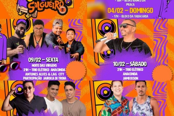 Programação Carnaval 2024 em Salgueiro