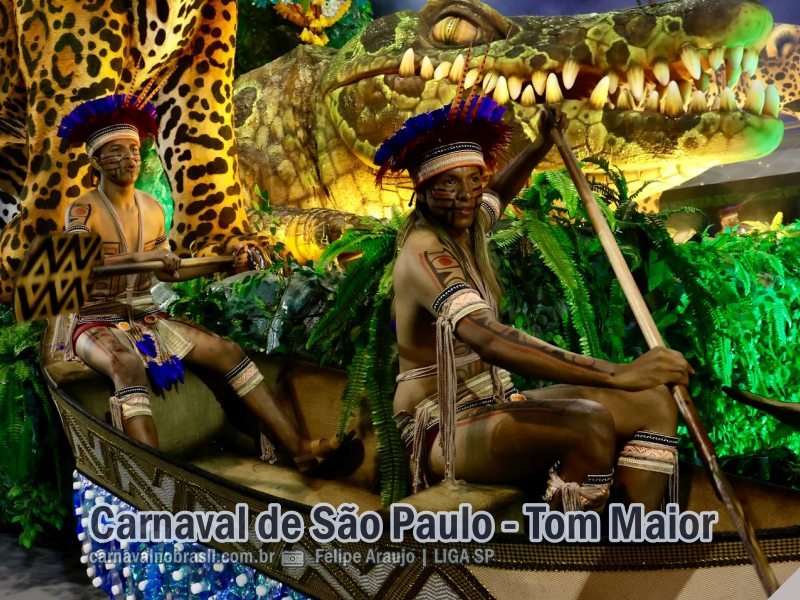 São Paulo Carnaval 2024 : desfile Tom Maior no Sambódromo do Anhembi