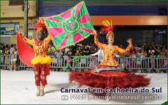 Cachoeira do Sul Carnaval 2025 no Rio Grande do Sul : desfile do Bloco das Virgens e da Escola Unidos da Vila