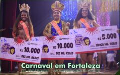 Fortaleza Carnaval 2025 : Rei Momo, Rainha e Princesa foram eleitos, coroados e premiados