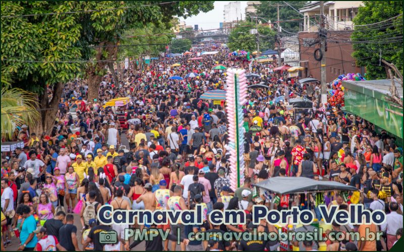 Programação do Carnaval 2025 de Porto Velho em Rondônia