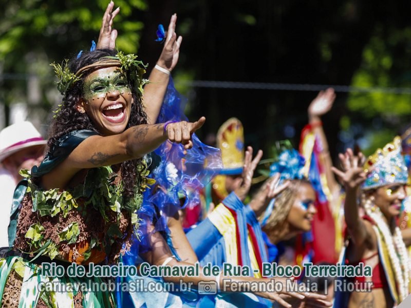 Rio de Janeiro Carnaval de Rua 2024 : fotos Bloco Terreirada