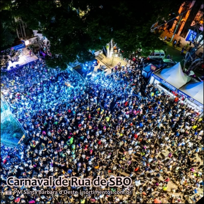 Santa Bárbara d’Oeste Carnaval de Rua 2026 - programação Carnaval de Santa Bárbara d’Oeste em São Paulo