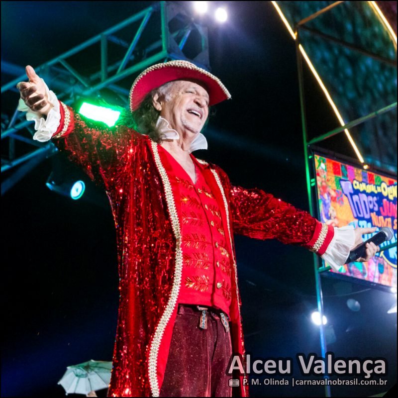 Carnaval 2026 de Olinda em Pernambuco : Alceu Valença fará a abertura da folia