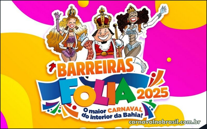 Sortimento Carnaval no Brasil . Barreiras Folia 2025 em Barreiras na Bahia