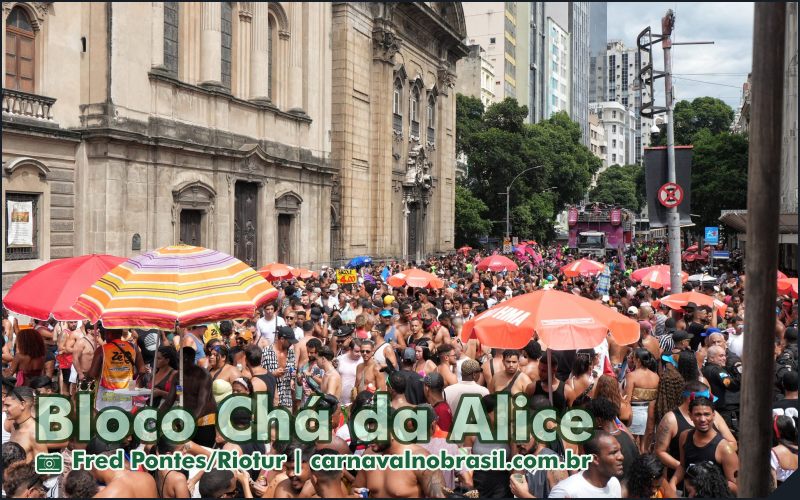 Rio de Janeiro Carnaval de Rua 2025 : Chá da Alice - carnavalnobrasil.com.br