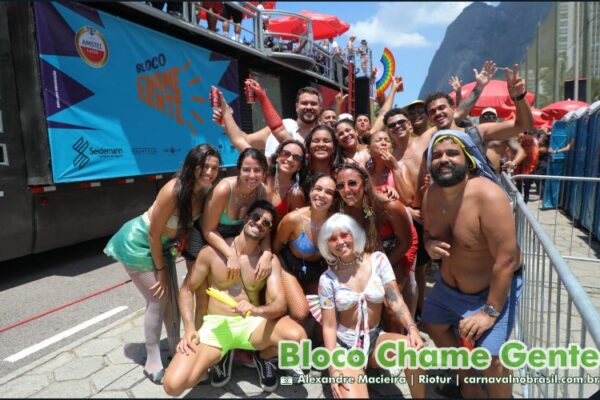 Fotos Bloco Chama Gente no Carnaval de Rua 2025 no Rio de Janeiro