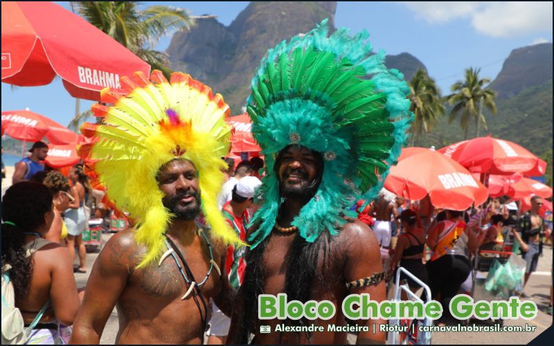 Fotos Bloco Chama Gente no Carnaval de Rua 2025 no Rio de Janeiro