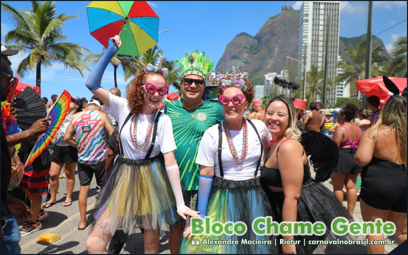 Fotos Bloco Chama Gente no Carnaval de Rua 2025 no Rio de Janeiro